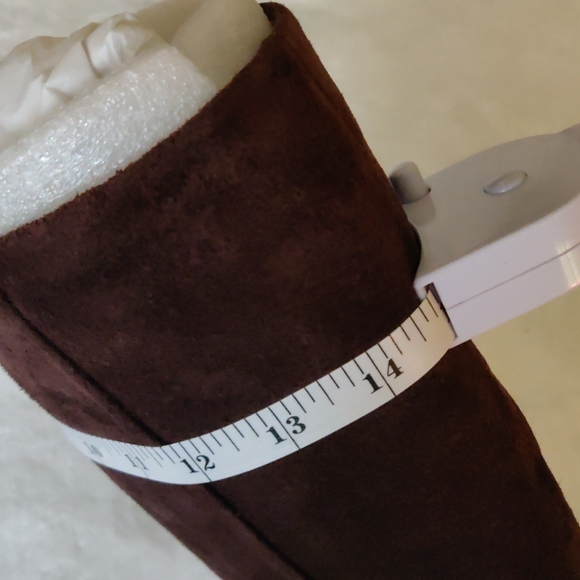 Lucky Brand suede wedge heel boots brown size 7 - Picture 10 of 11